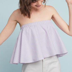 Anthropologie Madison Strapless Top  M